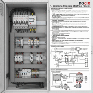 تابلو برق صنعتی, ساخت تابلو برق, تابلو برق کنترل صنعتی, برق صنعتی, نصب تابلو برق