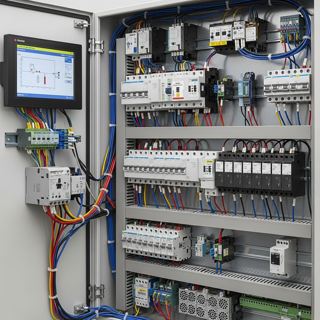 تجهیزات تابلو برق | معرفی کامل اجزای داخلی تابلو برق صنعتی